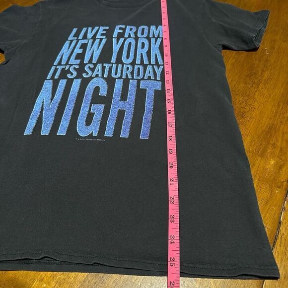 Vintage Saturday Night Live Graphic T Shirt Faded Black Y2K Promo T Shirt Mens S - Picture 9 of 9